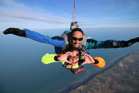 Renforcez la confiance en soi grâce au saut en parachute