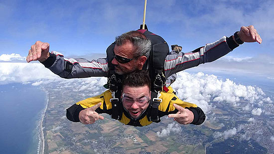 Plutôt tranquille ou rock and roll ? Adaptez votre saut en parachute