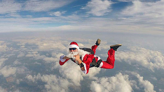 Le saut en parachute, un cadeau original à faire à Noël