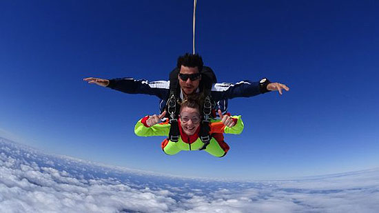 Se préparer mentalement au saut en parachute